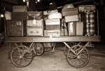 Baggage cart at Southeastern RR Museum